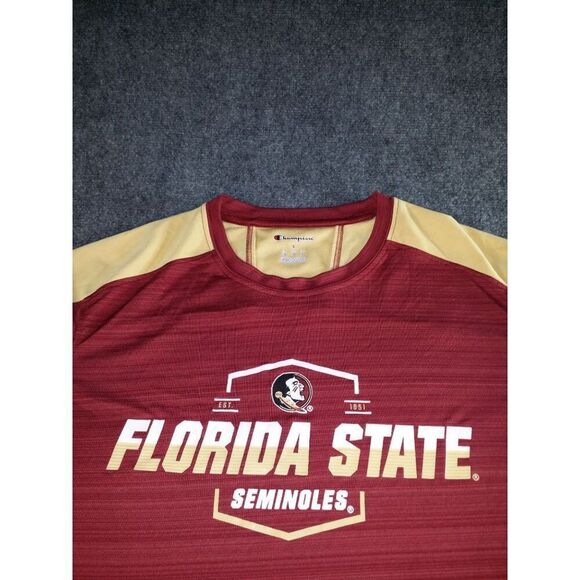 Florida State Seminoles Shirt Men‎ Sz L Champion NCAA Casual Sportswear - Picture 2 of 8